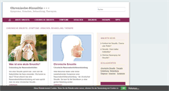 Desktop Screenshot of chronische-sinusitis.com