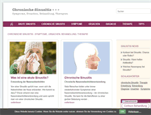 Tablet Screenshot of chronische-sinusitis.com